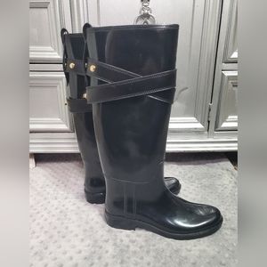 Coach Talia Tall Rubber Rain Boots